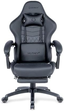 Cadeira Gamer Husky Tempest 700, Até 145kg, Almofadas, Reclinável...
