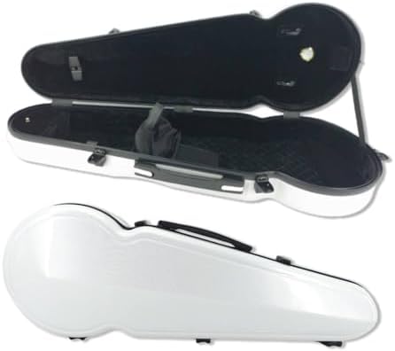 Wuqimusc - Estuche Para Violín De Tamaño 4/4, Ligera, Fibra | Meses sin