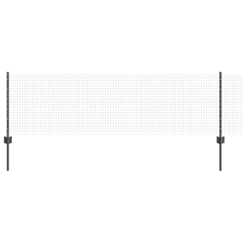 VidaXL Valla con Poste Gris 0,6 x 100 m