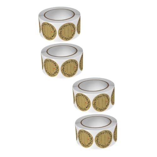 Sewroro 2 Set Etichetta Autoadesiva Adesivo Per Sacchetti Di Biscotti Etichette Adesive Per Barattoli Di Conserve Adesivi Per Confezioni Adesivi Per Dolci Sigillo Adesivi 2 * 2