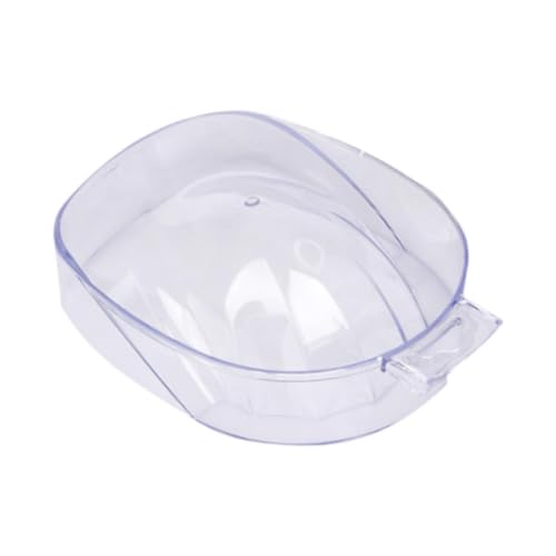 Cuenco para remojo de uñas acrílico transparente miniatura 1