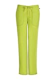 Code Happy Bliss w/Certainty Mid Rise Moderate Flare Drawstring Scrub Pant, 3XL, Palm Tree