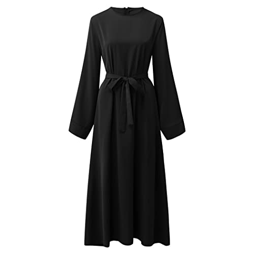 Robe Arabe Musulman fluide pour garde-robe modeste et pudique - 2