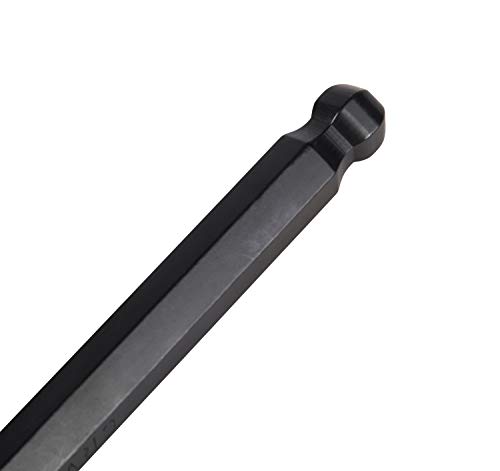 Image of Steelman 26-Piece Long Arm Ball End Hex Key Wrench Set, Inch /Metric (SAE /MM), Extended Length Driver Shafts for Long Reach, Machined Ball Ends for Tight Spaces