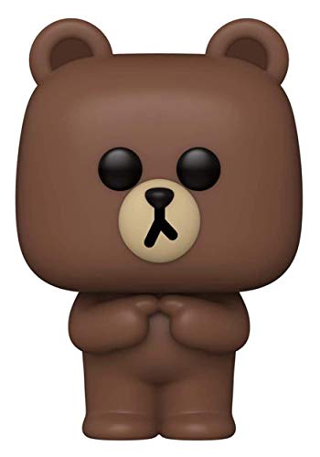 Funko 48151 POP Animation: Line Friends-Brown Collectible Toy, Multicolour