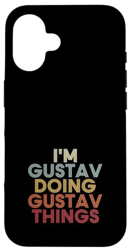Gustav Name Gustav Personalized Name First Given �X�}�z�P�[�X iPhone 16 �p