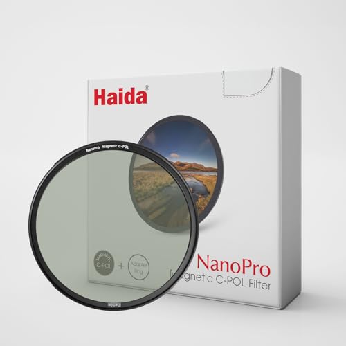 Haida 82 mm magnetischer Zirkular-Polarisationsfilter CPL Filter mit magnetischem Adapterring Haida 82 mm magnetischer Zirkular-Polarisationsfilter CPL Filter mit magnetischem Adapterring