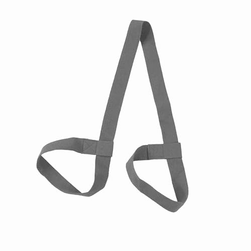 Correia Portátil Ajustável para Esteira de Ioga, Cinto Leve de Algodão Esportivo para Academia (Cinz