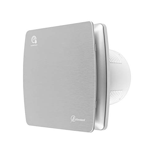 Badlüfter 100 mm Abluftventilator mit Feuchtigkeitssensor Timer und