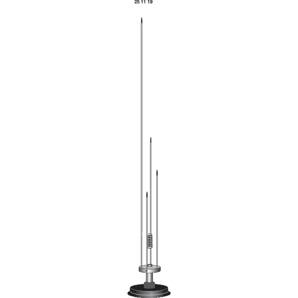 Albrecht Antenne Mobile pour Talkie-walkie 61680 Sky-Scan Mag 1300
