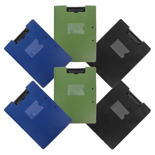 Porte-documents pliables étanches double clips pour école et dossiers
