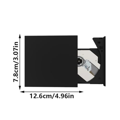 Unidad Externa USB Tipo C para DVD portátil miniatura 3