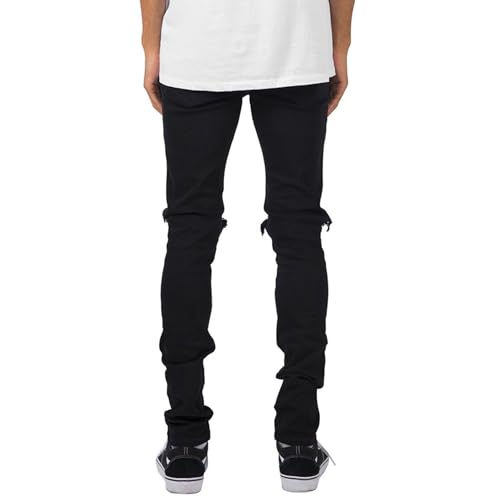 Mens Skinny Jeans Slim Straight Jeans for Men Trendy Ripped Distressed Classic Denim Pants Stretchy Jean4