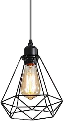 Lampadario Sospeso Gabbia Fili Alluminio Interno Moderno E27