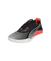 PUMA Unisex Adult's Fuse 4.0 Sneaker, PUMA Black/PUMA White/Glowing Red/Gray Echo, 11 US Womens/9.5 US Mens