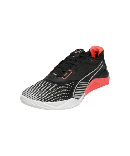 PUMA Sneakers Fuse 4.0 Unisexe 44, Black White Glowing Red Gray Echo