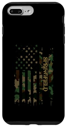 Springfield United States Distressed Camo w US Flag �X�}�z�P�[�X iPhone 7 Plus/8 Plus �p