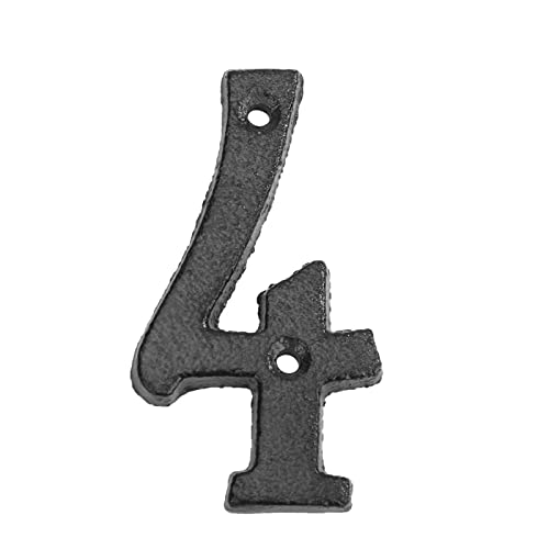 Numéro de porte maison fonte 8CM signalisation adresse cour extérieur