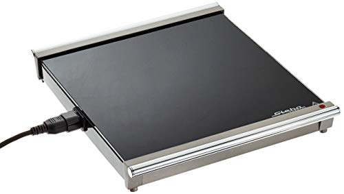 Steba Erweiterungsmodul für WP 1 Warmhalteplatte, stabile Glasoberfläche, superflache Bauweise, platzsparende Aufbewahrung, schwarz/chrom