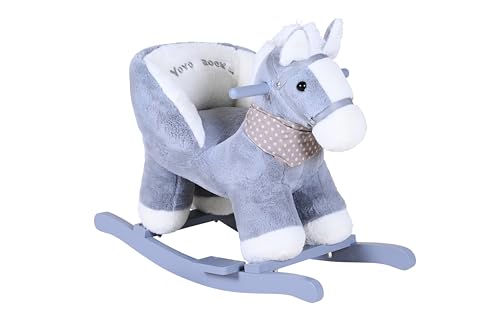 KNORRTOYS.COM 40625 Schaukeltier, „Pferd grau“