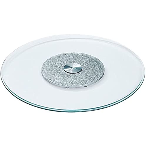 ZCM-JSDS Glas-Drehteller Lazy Susan Drehtablett Cover