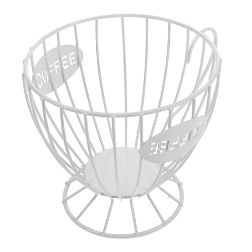 CIYODO Cialde Contenitore Per Caffè in Metallo Organizzatore Per Snack E Caramelle Da Tavolo Per Cucina Ristorante Ufficio Pane