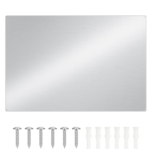 Image of 36 inch x 24 inch Thickened Range Hood Stainless Steel Backsplash for Stove