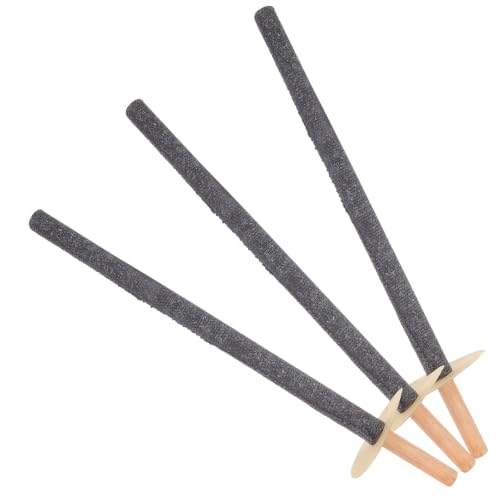 Antorchas de madera de larga duración con cera para una iluminación exterior lista