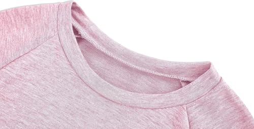 Image of Apbondy Girls Shirts Casual Long Sleeve Crewneck Loose Striped Sweatshirts Pullover Tops