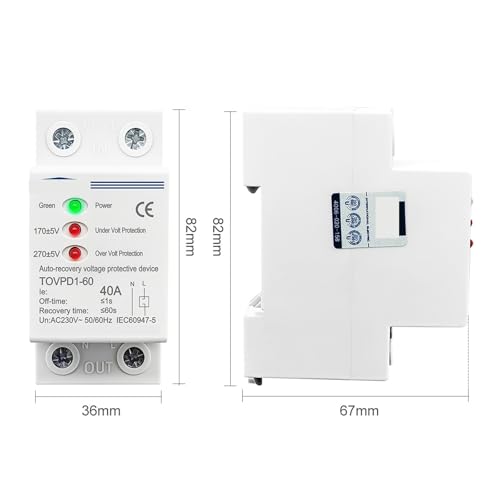 Relais contre surtensions 230V pour protéger votre tableau 40A - 2