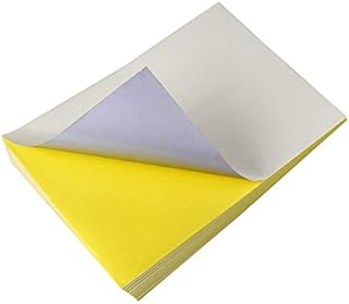 50 Sheets A4 Printable Vinyl Sticker Paper Decal for Inkjet Printer,Glossy White Printable Vinyl Sheets Dries Quickly and Holds Ink Beautifully Self Adhesive White Matte Waterproof Sheets