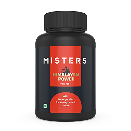 Misters Himalayan Power With Yarsagumba | Cordyceps| Ginseng| Gingko Biloba for Strength, Energy & Stamina | Natural Plant Based Supplement | Veg Yarshagumba Capsules Misters Himalayan Power With Yarsagumba | Cordyceps| Ginseng| Gingko Biloba for Strength, Energy & Stamina | Natural Plant Based Supplement | Veg Yarshagumba Capsules