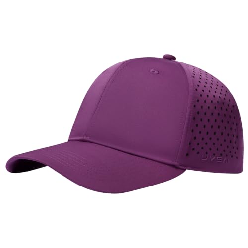 Image of UPF 50+ Performance Water Resistant Baseball Cap Lightweight Breathable Hat Golf Running Boat Hiking for Men Women