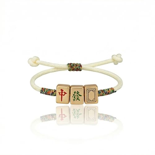 OKKRMGZ Mahjong Bracelet Chinese Jewelry for Women Accessories and Bracelets