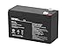 Price comparison product image Vipow Gel Battery AGM Gel Battery 12 V 7.5 Ah Battery