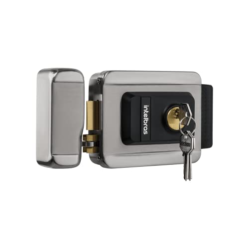 Fechadura Elétrica Intelbras com Cilindro Fixo Fx 2000 Inox