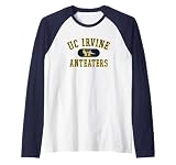 Cal Irvine Anteaters Varsity Logo Officially Licensed White Raglan Baseball Tee