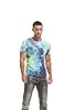 RONOMO Men's Round Neck Short Sleeved T-Shirt | Medium Elasticity | Soft and Breathable | Pre Shrunk Treatment| (ZR Blue 4XL) #1