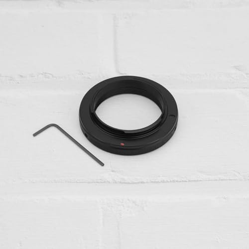 Be In Your Mind 1 Anillo Adaptador de Montura de Cámara T2-AI Adaptador de Lente con Llave Roscada M42 Compatible con Nikon D3500 D3400 D3300 D300 D3100 D3000 Cámaras Y Lentes de Telescopio - imagen 6