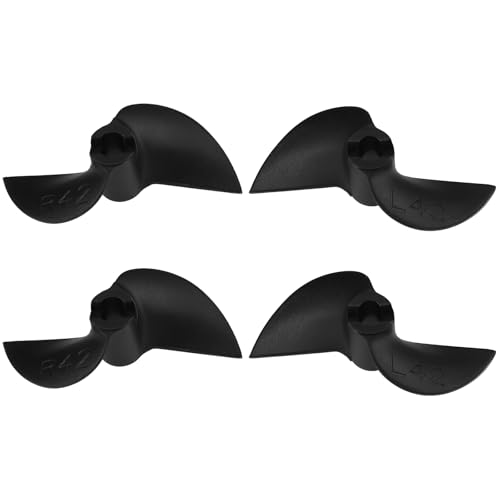 VGOL Lot de 2 paires d'hélices télécommandées à deux pales 4,8 x 42 mm pour haches de 4 mm