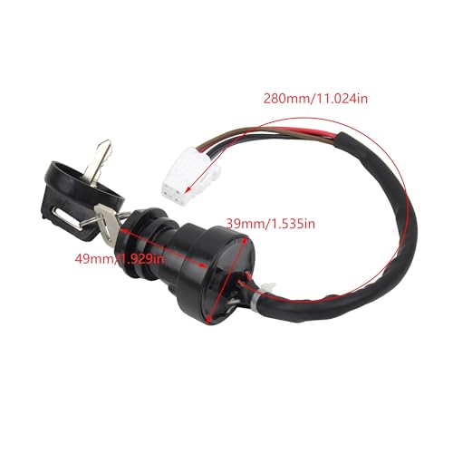 Kit de encendido para YFZ450 con interruptor de llave y conector de moto 5