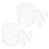 Tarro de azúcar de cristal: este es el regalo perfecto para su familia y amigos en fiesta festiva.