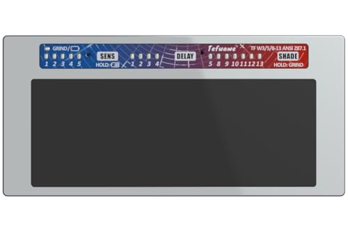 Image of Tefuawe Hand Series 2x4 1/4 Automatic Welding Lens, 2 Amp TIG Rating, Variable Shade with Multiple Settings, For Stick Mig Tig