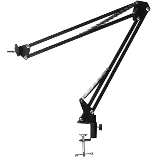 Hyuduo Regulowane Metalowe ramię Mikroskopu Elastyczny Wspornik dla Obiektywu 40 Mm Maksymalna wysokość 700 Mm do Laboratoriów i Projektów