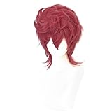 FENNIDICE JOJO's Bizarre Adventure Trish Una Cosplay Wig Hair Role Play Halloween Costume Party Wigs + Wig Cap