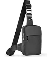 BROADREAM Mini Crossbody Bag Sling Bag for Women Men Chest Shoulder Bag with Anti-Theft Casual Ph...