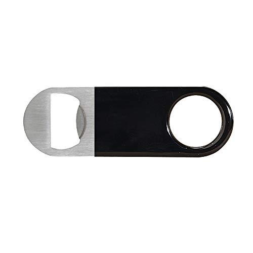 Thirsty Rhino Short Rubber Coated Suma Bottle Opener (Black) (Set of 1)