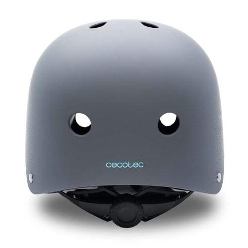 Cecotec Casco Ciudad Brainguard Urban Grey L-XL, Taglia L - Xl (58-61 Cm), 420 Gr, Maggiore Comodità, Ruota E Cinghia Di Regolazione, Per Biciclette E Monopattini Elettrici, Grigio, Omologato. - 2