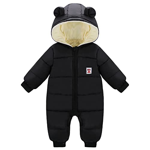 Image of Fumdonnie Baby Snowsuit Boy Jacket Infant Winter Clothes Toddler Girl Snow Wear 0-24 Months
