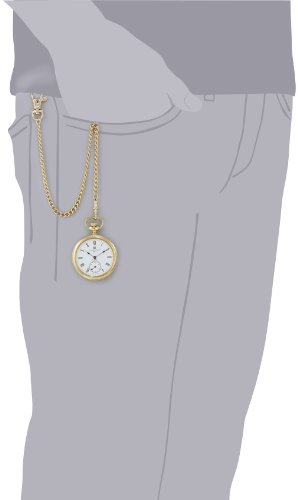 Image of Charles-Hubert, Paris Gold-Plated Open Face Mechanical Pocket Watch